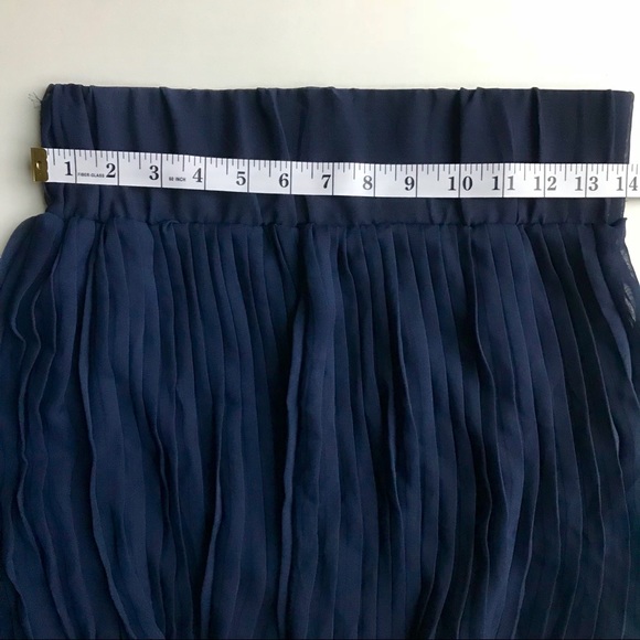 Navy Layered Ruffle Skirt - Picture 6 of 8